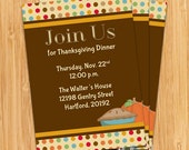 Thanksgiving Turkey Dinner Party Invitation - Printable Il_170x135