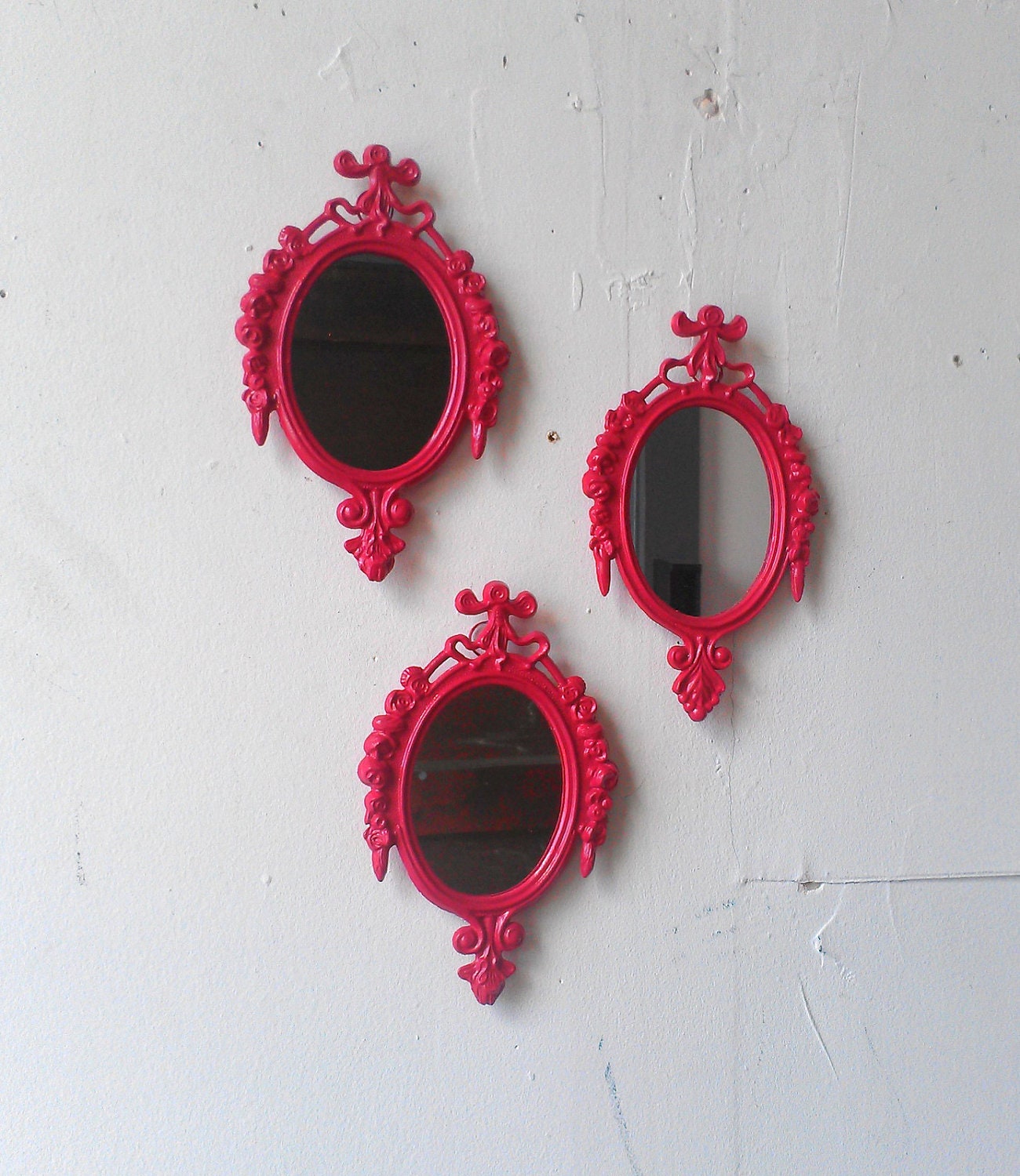 Girls Room Decor Mirror Set Pink Nursery Wall Mirrors Pink