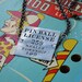 Amusement Tax Pinball License Aluminum Necklace 1960's