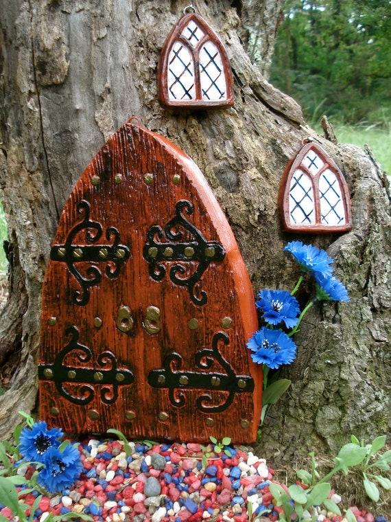 Large fairy Door Set Fairy door kit fairy garden kit fairy