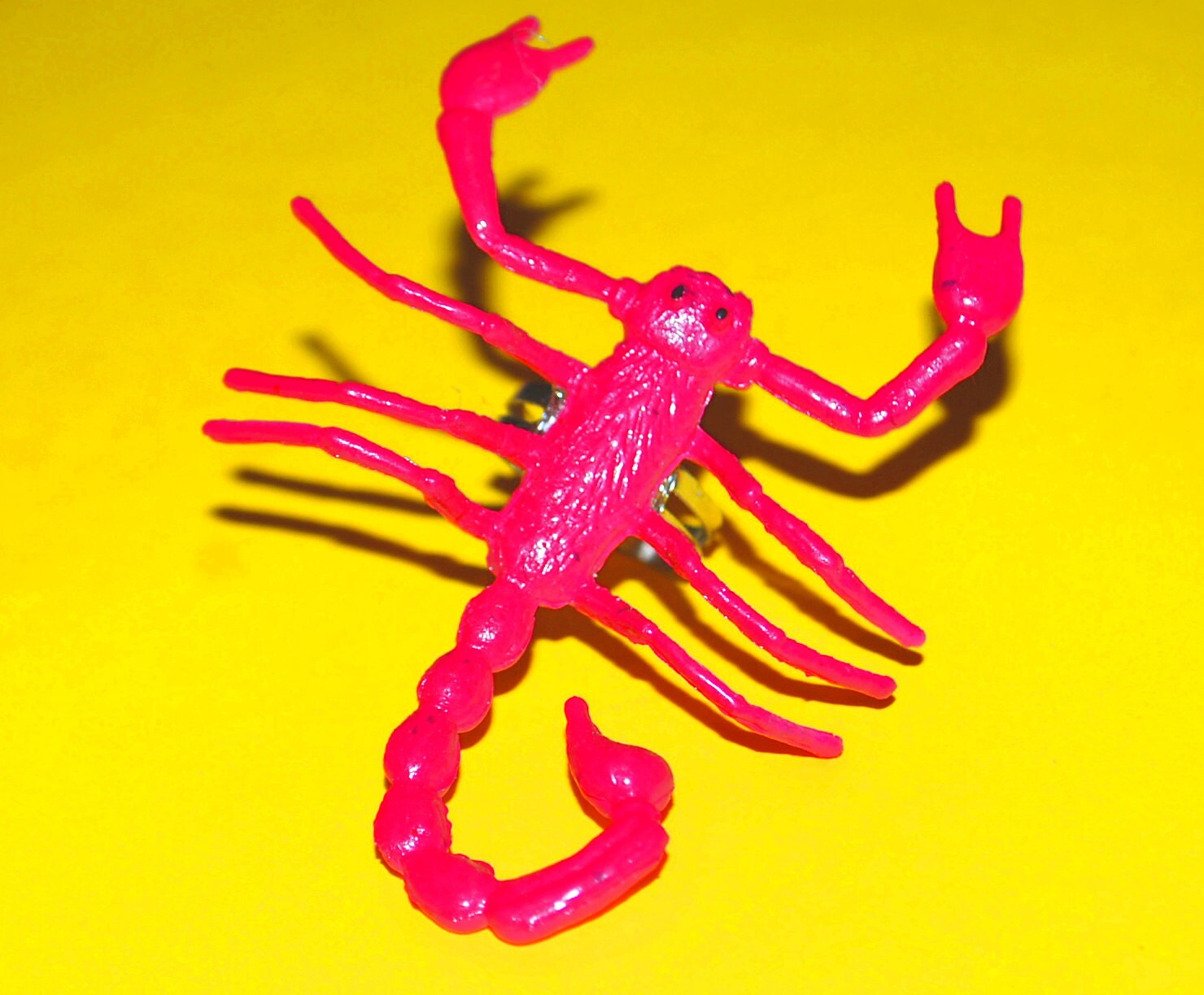 Hot Pink Scorpion Ring