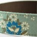 Blue Wallflowers Dog Collar