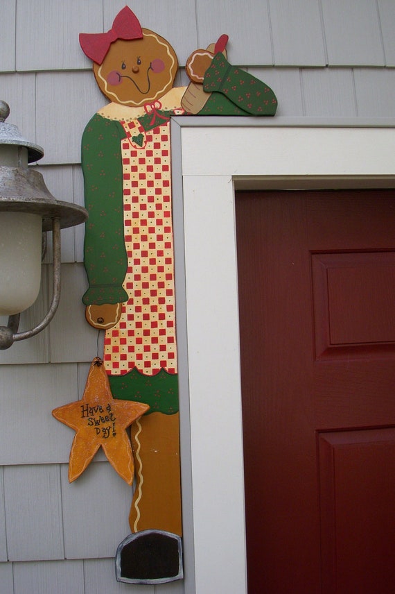 DEBI'S DOINGS PATTERN- Gingerbread Door Hugger "Gingy"  42" Tall