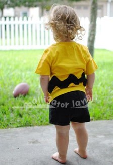 charlie brown halloween toddler yellow shirt chuck costume baby toys tshirt