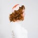 vintage 1950s hat / toque / Creamsicle