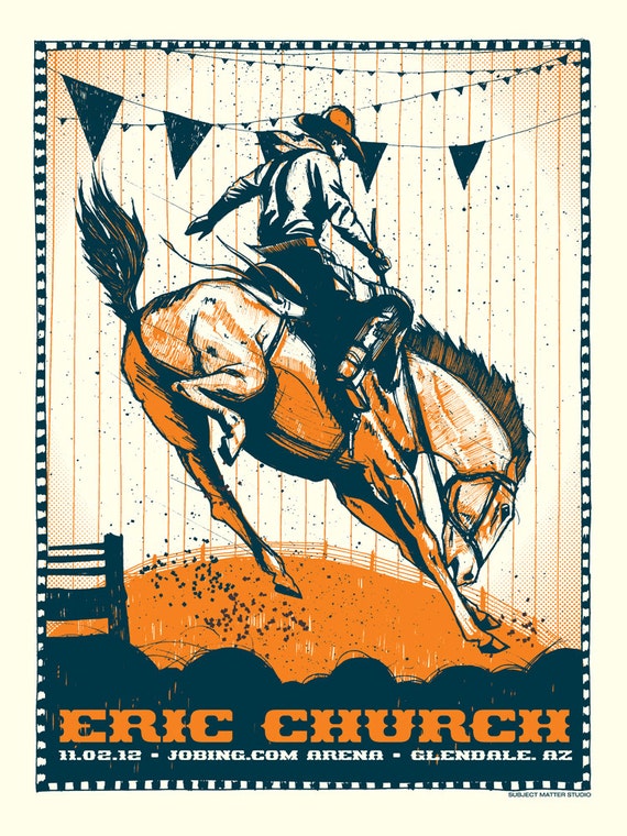 Download Eric Church Concert Poster Glendale AZ