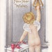Best New Year Wishes- 1910s Vintage Postcard- Unused