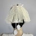 RESERVED for vmaid1 - Bridal Mini Tulle Veil, Unusual, Venetian Lace, Handmade, Unique Item