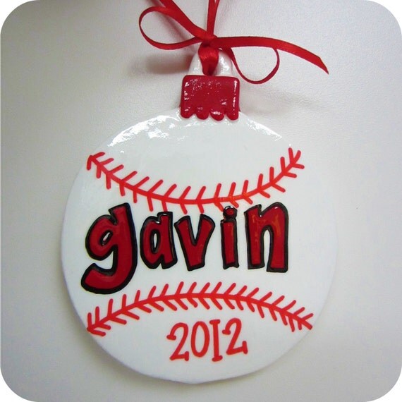 holiday christmas ornament baseball holiday christmas ornament baseball