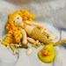 Crochet mermaid doll,Amigurumi crochet doll , wool plush toy, gift
