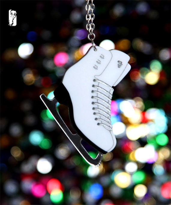 Ice Skate Necklace - Dancing on Ice - Skating - Sugar Jones UK