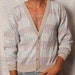 Slick Men's Cardigan - Light Colors - Van Heusen - L