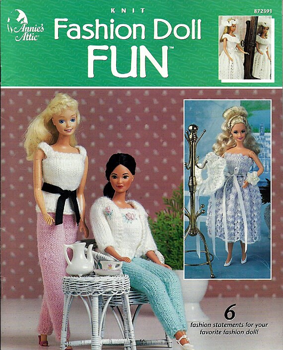 Fashion Doll Fun Knit Doll Clothes Pattern by ...