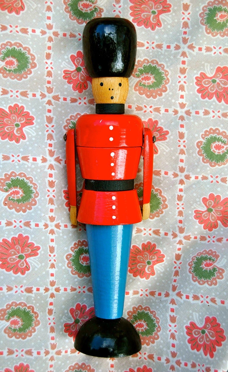 Wonderful Old-Fashioned Wooden Toy Soldier from Denmark