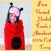 Hooded Towel LUCKY LADYBUG Embroidered with Name Cotton Towel Boy Girl Toddler Towel Beach Towel Bath Towel Baby Towel Beach Towel