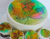 Edible - Couture Thanksgiving - Cake top- Cupcake toppers - Tasty Prints - edible decorations for cakes, cupcakes and cookies Il_170x135