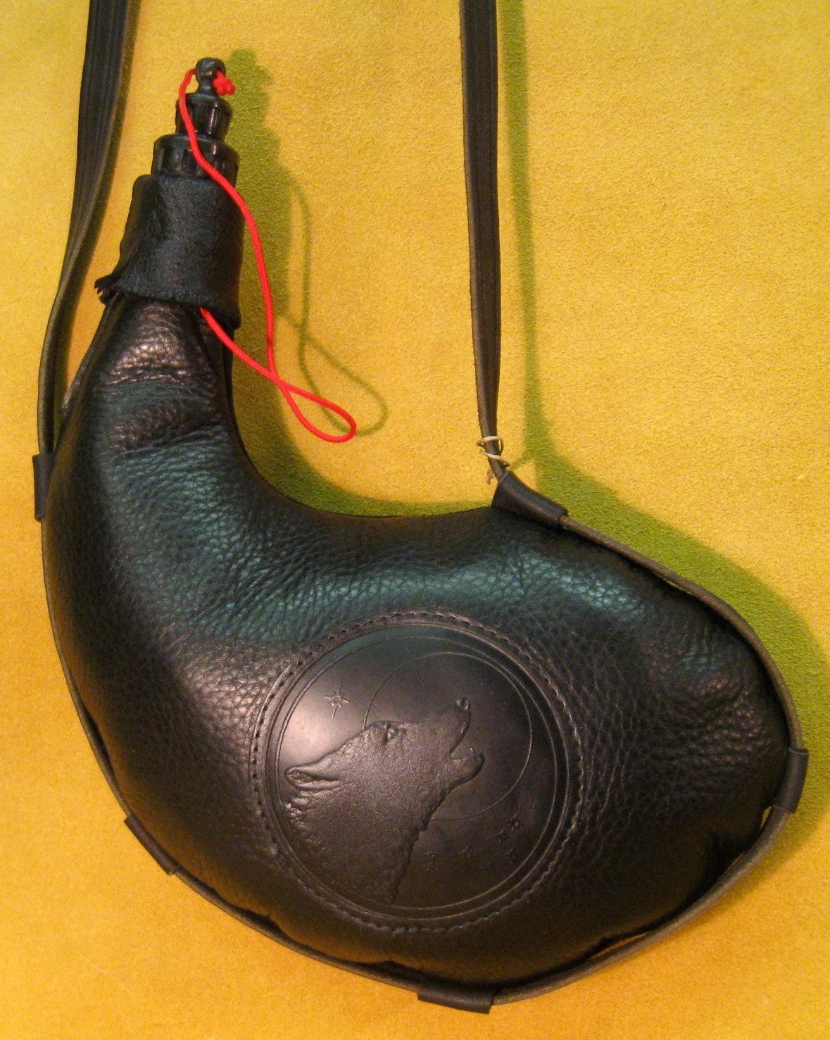 Handcrafted Leather Bota Bag by JacobsLeather on Etsy