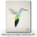 Hummingbird, Colorful Bird, 8x10, original painting, Hummingbirds, gift, bird, bird painting, bird artwork, original bird paintings