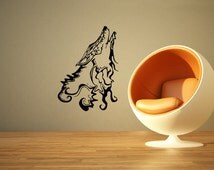 Popular items for wolf wall decal on Etsy