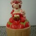 SALE: Vintage 1980s Strawberry Shortcake & Custard Musical Figurine Music Box