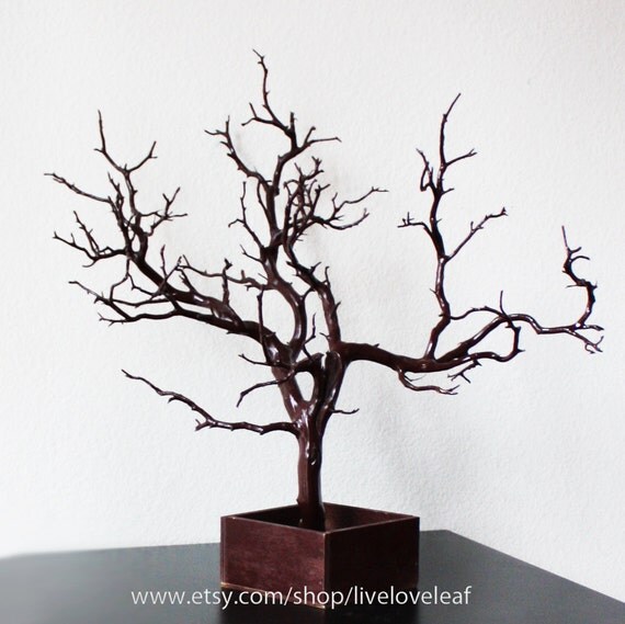 christmas holder real tree for Jewelry Display, Unique Jewelry Jewelry Real Branch Tree holder, Tree,