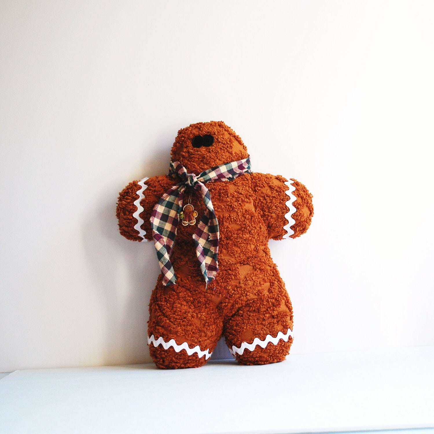 Gingerbread Man Plush Pillow By Creativejunkee On Etsy 0695