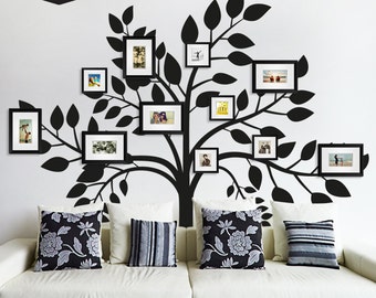 Items similar to Bedroom Tree Decals Nature Tree Stickers Vinyl Tree ...