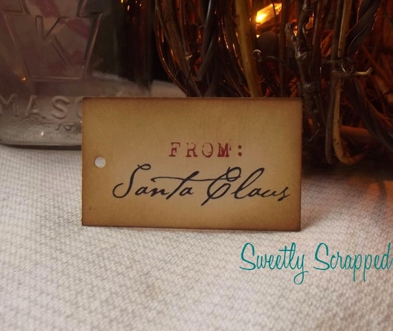 From Santa Claus, Christmas Gift Tags