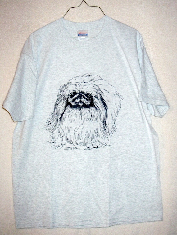 Pekingese Coming&going Hanes Brand By Iamfinebydesign On Etsy