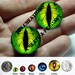 20mm Glass Eyes Green Taxidermy Doll Eyes Cabochons for Steampunk Jewelry and Pendant Making