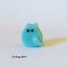 Cat Bead Handmade Lampwork Focal - Gittana Itty Bitty FatCat