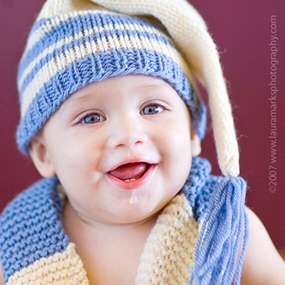 Knitting Pattern Tutorial: Baby Hat / Stocking Cap / Pixie Hat