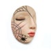 Spiderweb Art Doll Face Cab Halloween Sleepy Spider Web Sleep Profile Dream Goddess Cabochon 2710 polymer clay