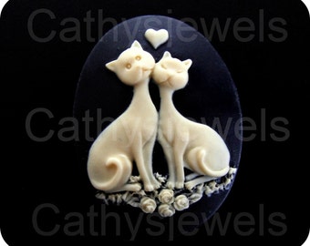 Single Kitty Cat Cameo