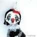 Creepy Clown Ooak Art Doll Sad Clown Buffy