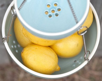 Hanging Fruit Basket - color options - MADE TO ORDER