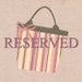 Reserved for Jennifer