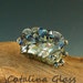 Lampwork Beads Handmade by Catalina Glass SRA Silver Blue Conch Focal