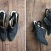 size 7.5 / vintage Charles Jourdan cut out leather booties