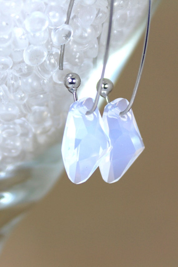 Dangle Earrings Opal Crystal Galactic