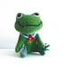 Vintage Dream Pet Sailor Frog Plush Dakin Toy