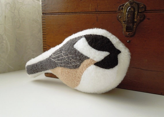 chickadee stuffed animal