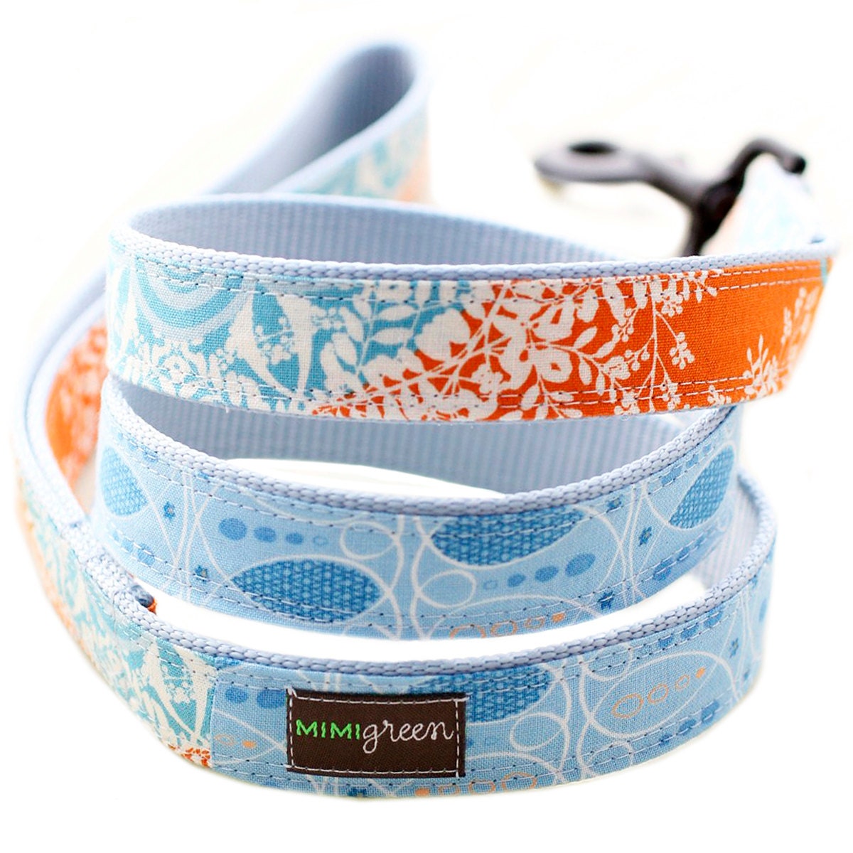 Fabric bing Dog Leash to match your collar 4' or