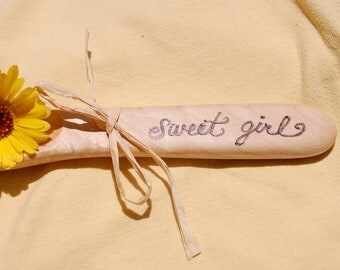 Custom Personalized Wooden Baby Spoon - stocking stuffer - party favors- christening gift