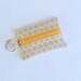 Small Zippered Pouch, Credit Card Holder, Business Card Holder, Bulls Eye