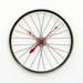 Recycled Bike Wheel clock
