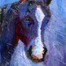 Blue Horse Original Acrylic Painting