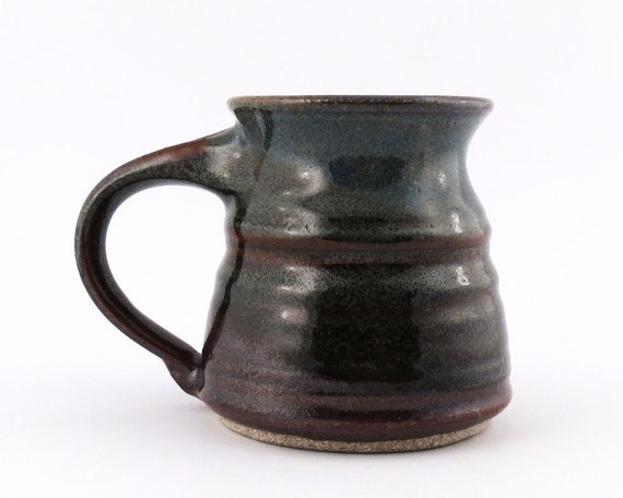 Stoneware Mug 8 oz. Coffee Cup Ceramic Mug by LomaPrietaPottery