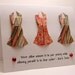 Origami Dress BreakUp Card (Mark Twain Quote)