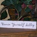 CUSTOM RESERVED Set of Two Cottage Chic, Humorous Decoupage, Custom Text, Wood Home Decor Signs, Funny Shelf Sitter Signage, Gift Verse